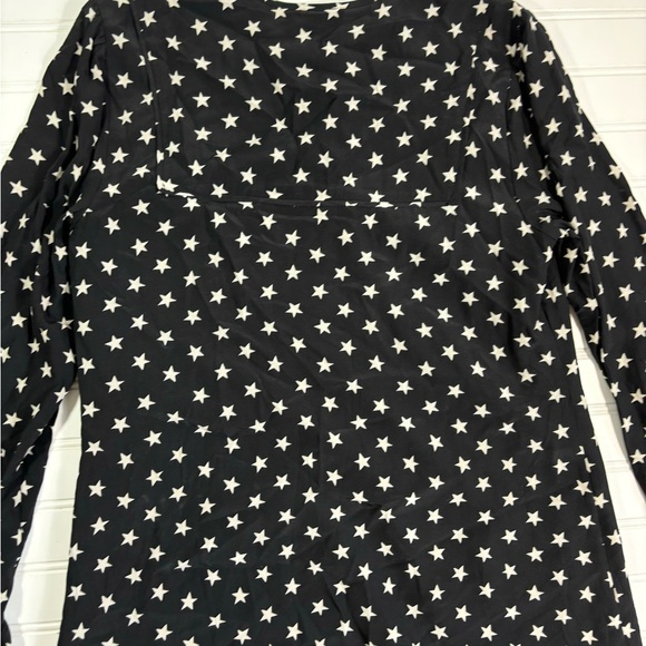J.Crew Collection Star Dress Silk Ruffle Black White Womens Size 4 - Picture 16 of 16